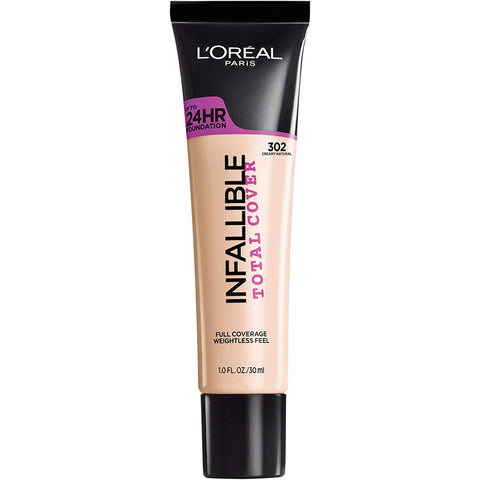 L'OREAL - Infallible Total Cover Foundation, Creamy Natural