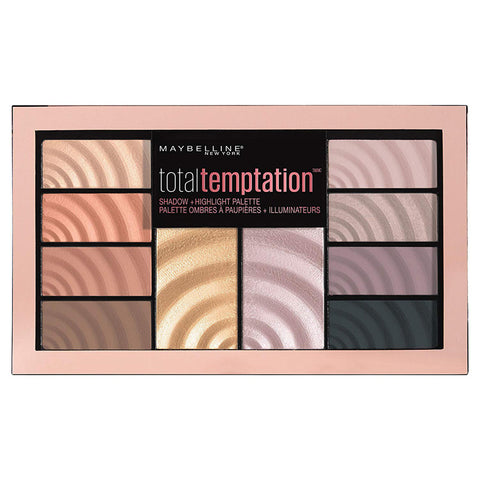 MAYBELLINE - Total Temptation Eyeshadow + Highlight Palette