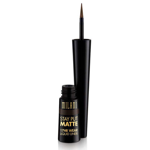 MILANI - Stay Put Matte 17hr Wear Liquid Eyeliner, Coffe Matte