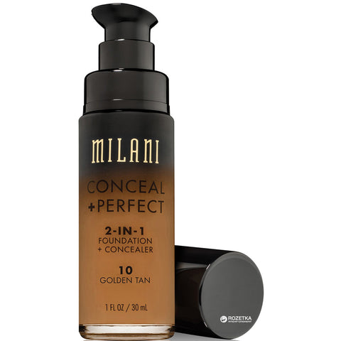 MILANI - Conceal + Perfect 2-in-1 Foundation Concealer, Golden Tan