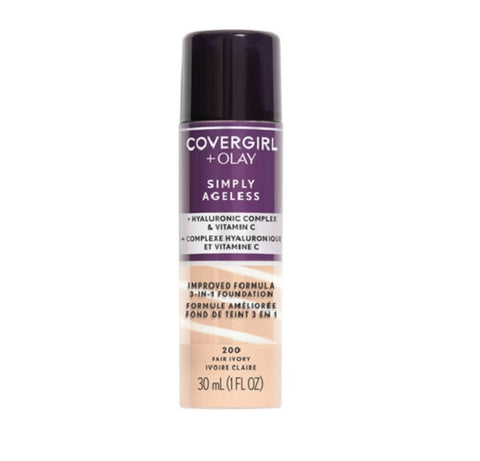 COVERGIRL - Simply Ageless 3-in-1 Liquid Foundation Fair Ivory 200