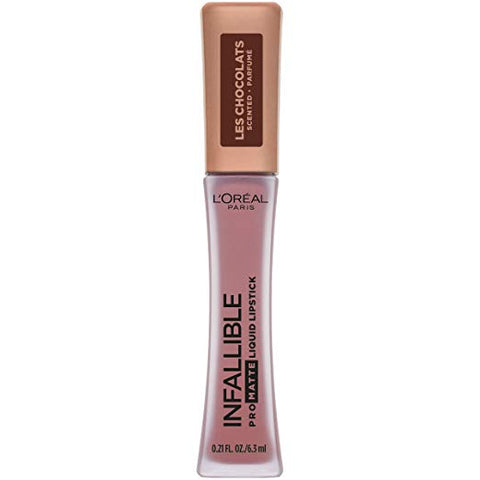 L'OREAL Infallible Pro Matte Les Chocolats Scented Liquid Lipstick Candy Man