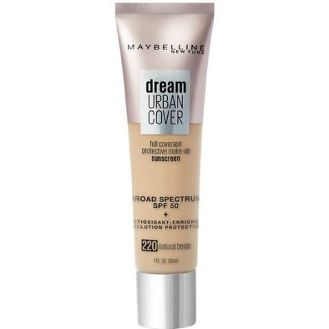 MAYBELLINE Dream Urban Cover flawless Coverage Foundation Sun Beige