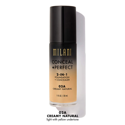 MILANI Conceal + Perfect 2-In-1 Foundation Concealer Creamy Natural