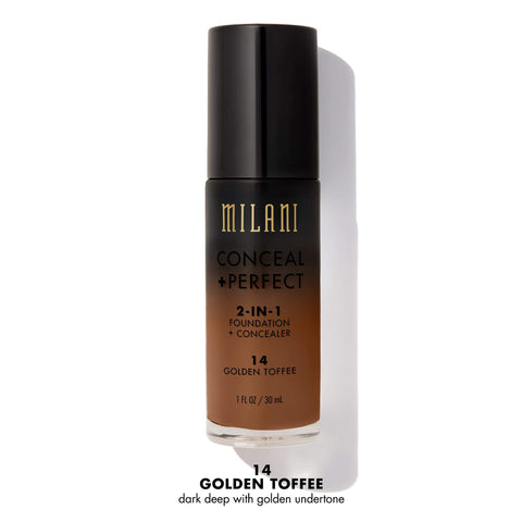 MILANI Conceal + Perfect 2-In-1 Foundation Concealer Toffee