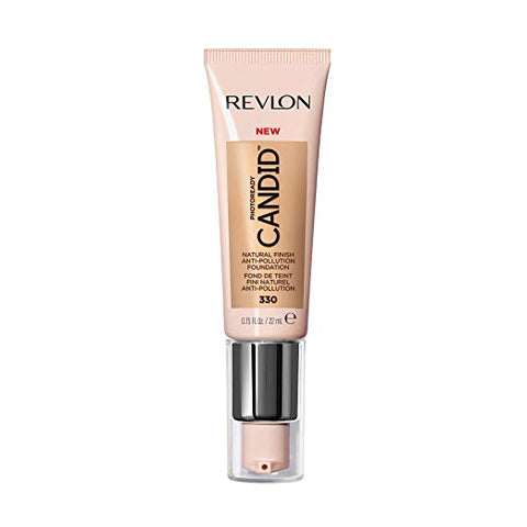 REVLON PhotoReady Candid Natural Finish Anti-Pollution Foundation, Light Honey