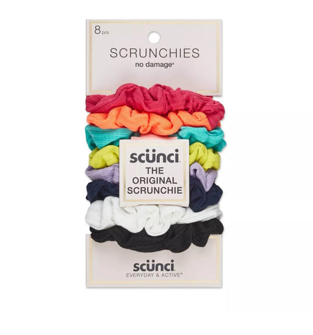 SCUNCI - Small Ribbed Scrunchies Multicolor