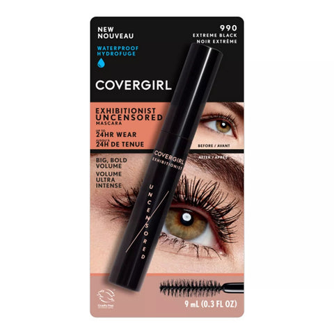 COVERGIRL - Exhibitionist Uncensored Mascara Waterproof Extreme Black 990