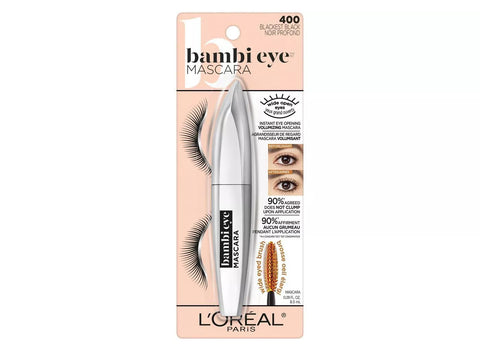 L'OREAL - Bambi Eye Washable Mascara Lasting Volume Blackest Black 400