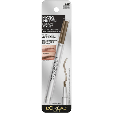 L'OREAL - Brow Stylist Micro Ink Pen Up to 48HR Wear Brunette 639