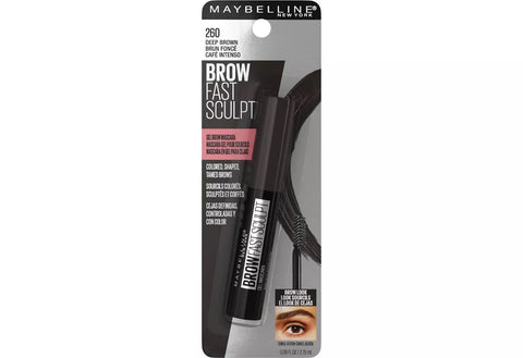 MAYBELLINE - Brow Fast Sculpt Eyebrow Gel Mascara Deep Brown 260