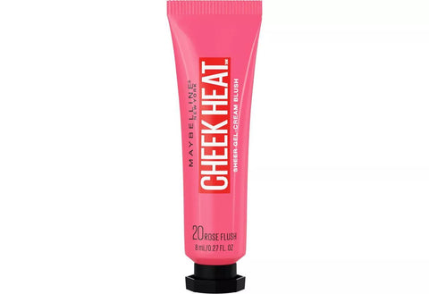 MAYBELLINE - Cheek Heat Sheer Gel Cream Blush Rose Flush 20