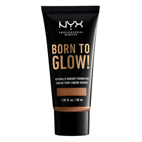 NYX - Born to Glow Naturally Radiant Foundation Mahogany