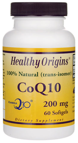 Healthy Origins CoQ10 Gels 200 mg