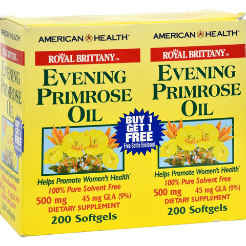 AMERICAN HEALTH - Royal Brittany Evening Primrose Oil 500 mg Twinpack