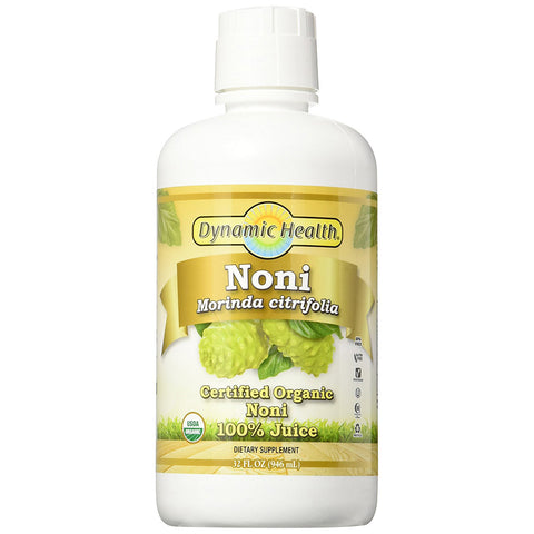 DYNAMIC HEALTH - Organic Certified Noni 100% Juice from Tahiti Morinda Citrifolia