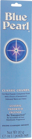 BLUE PEARL - Incense Classic Champa - 0.7 oz. (20 g)