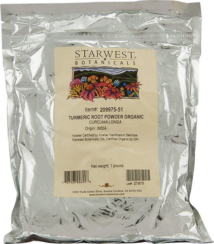 Starwest Botanicals Organic Turmeric Root Powder