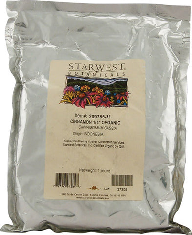 Starwest Botanicals Organic Cinnamon CS