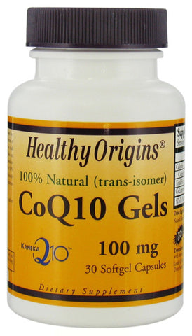 Healthy Origins CoQ10 Gels 100 mg