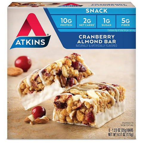 ATKINS - Day Break Cranberry Almond Bars
