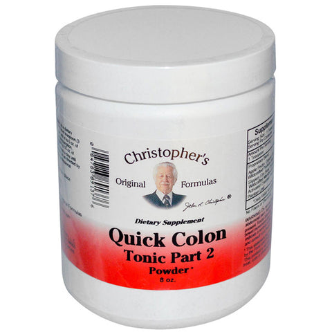 Dr Christophers Original Formulas Quick Colon Tonic Powder Part 2