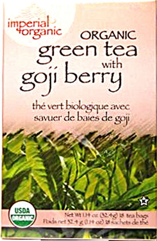 UNCLE LEE'S TEA - Imperial Organic Green Tea with Goji Berry