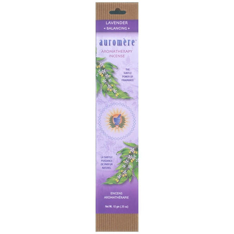 AUROMERE - Aromatherapy Incense, Lavender Balancing