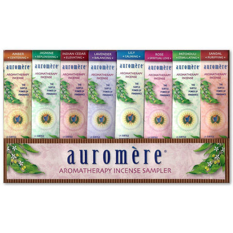 AUROMERE - Aromatherapy Incense Sampler