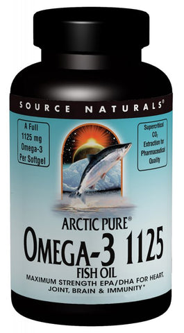 Source Naturals ArcticPure Omega-3 Fish Oil - 120 Softgels (1,125 mg)