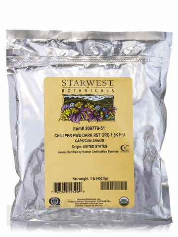 Starwest Botanicals Organic Chili Powder Med