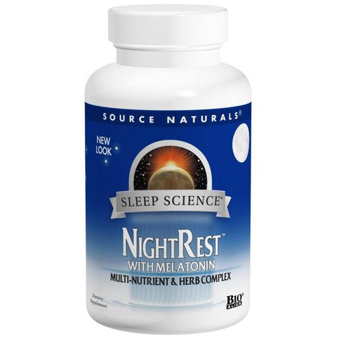 SOURCE NATURALS - Sleep Science NightRest with Melatonin - 100 Tablets